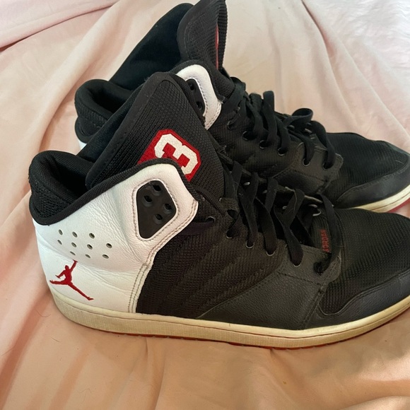 Size 12 - Jordan 1 Flight 4 Black DS Nike Air Jordan Flight 23 Shoes Red‎ Black main image 7